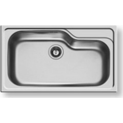 Pyramis Titan 1Β Ένθετος Νεροχύτης Inox Σατινέ Μ86xΠ50cm Ασημί 100138201